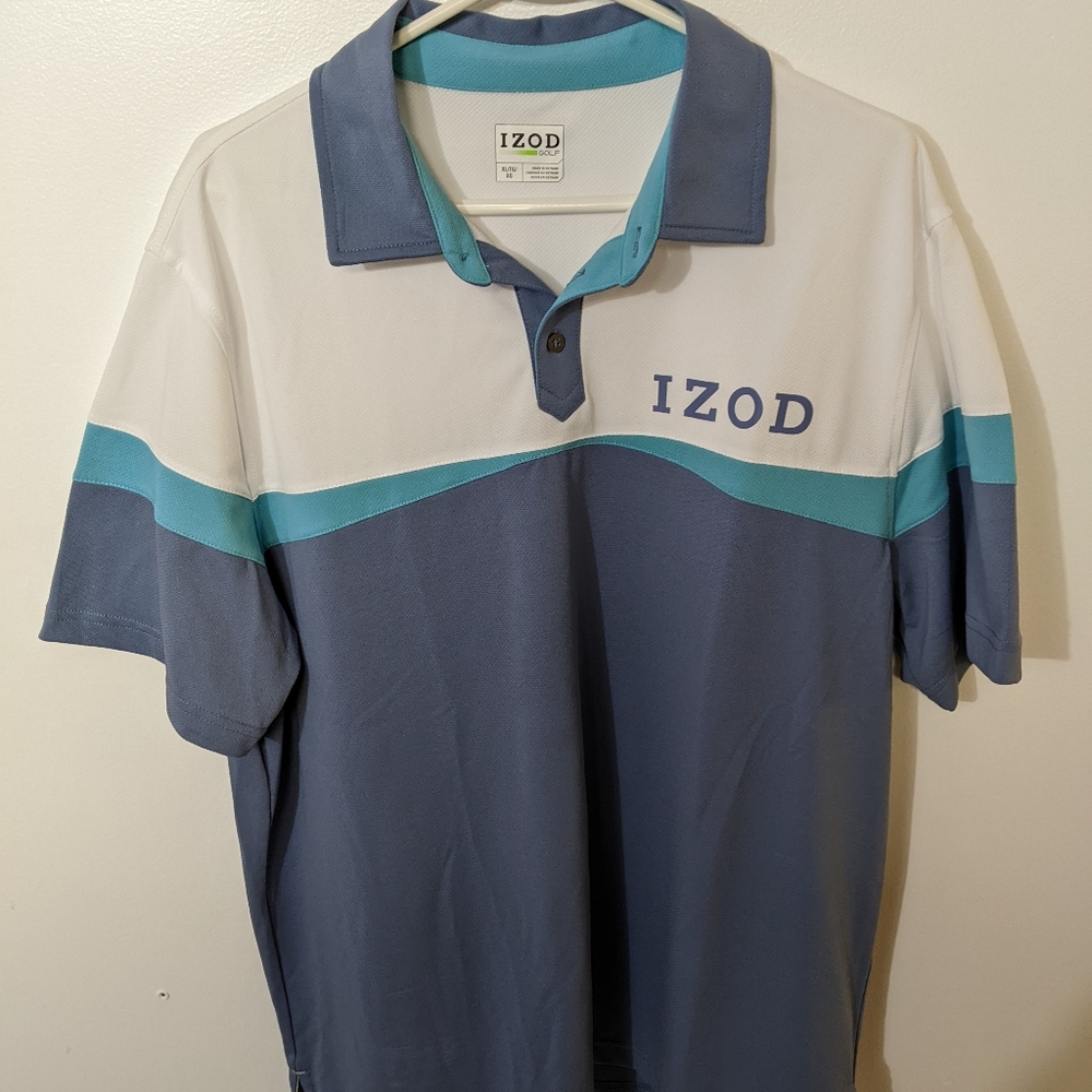 IZOD Men's Golf Tech Style Polo.  SIZE XL.